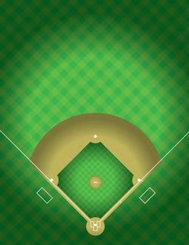 Vector Baseball Field