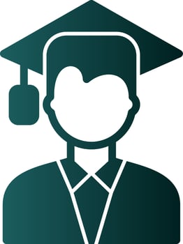 Student Vector Icon Design