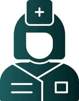 Nurse Vector Icon Design