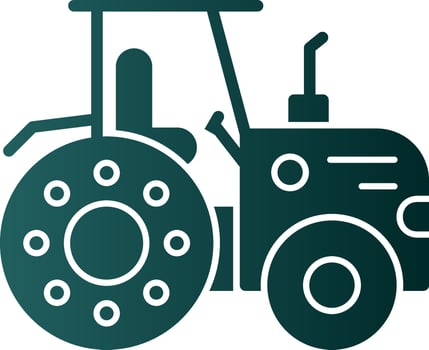 Tractor Vector Icon Design