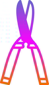 Scissors Vector Icon Design