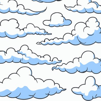 vector clouds collection cloud set icon