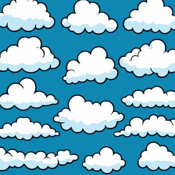vector clouds collection cloud set icon