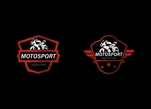 Motorsport Logo Design Template vector