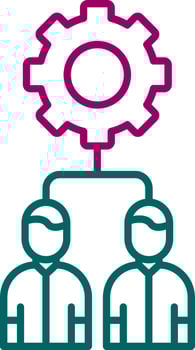 Team Management Vector Icon