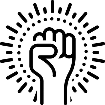 line icon for revolution vector