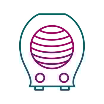 Fan Heater Vector Icon