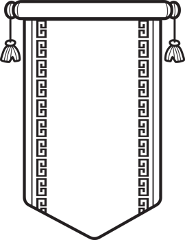 Hand Drawn Chinese scroll illustration png
