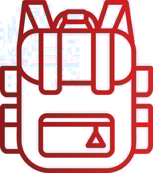 Backpack Vector Icon