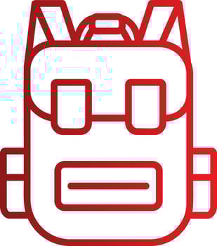Backpack Vector Icon