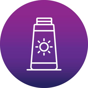 Sunscreen Vector Icon