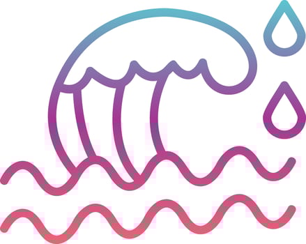 Wave Vector Icon