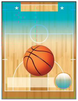Basketball League Flyer vector