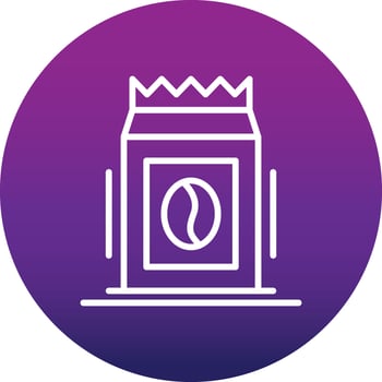 Coffee Bag Vector Icon