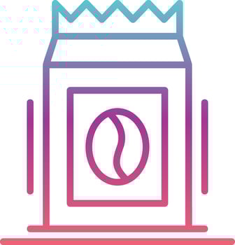Coffee Bag Vector Icon