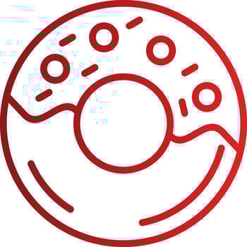 Doughnut Vector Icon