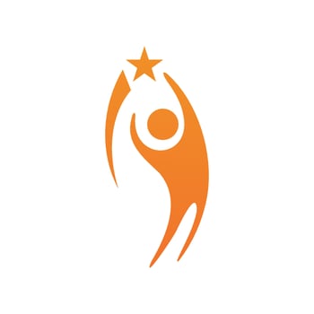 People star success logo and symbol vector