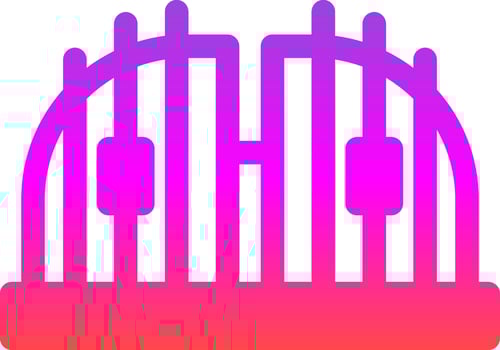 Dubai Gate Vector Icon Design