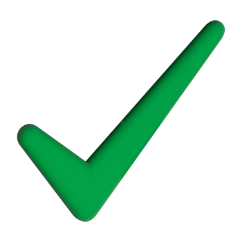 right, correct, checklist icon 3d png