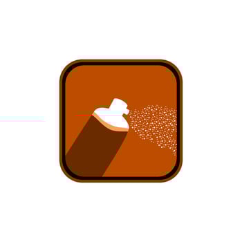 spray illustration in flat design vector