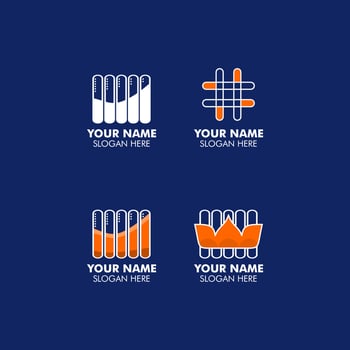 a set logo company vector