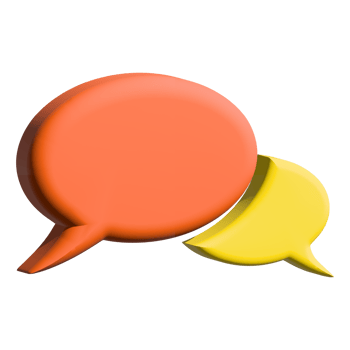 ballon chat 3d png