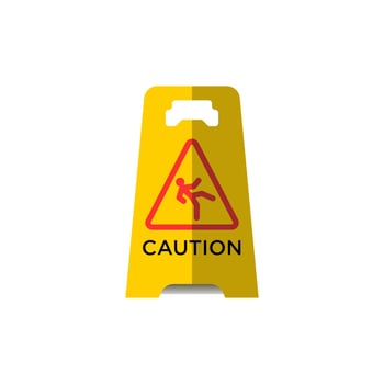 caution wet floor icon vector illustration design