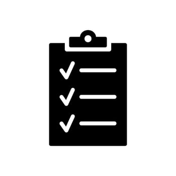 checklist icon design vector template