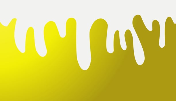 Liquid yellow and white abstract background vector