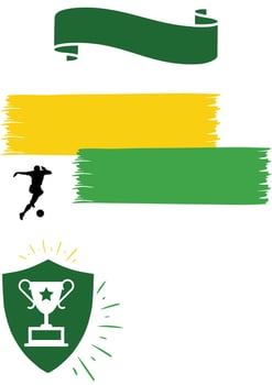 Football poster design vector