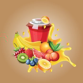 Healthy food and traditional restaurants, cooking, menu, vector illustration
