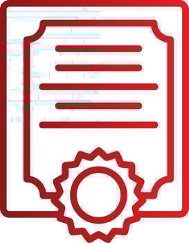 Certificate Vector Icon