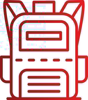 Backpack Vector Icon