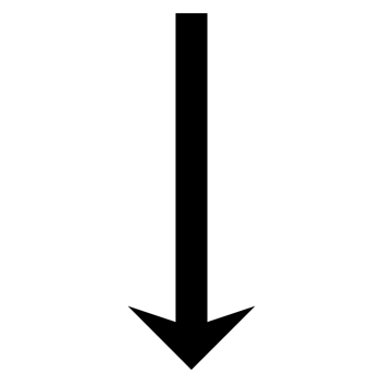 Directional Arrow on Transparent Background png