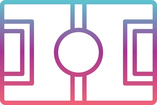 Soccer Field Vector Icon