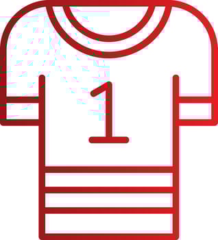 Football Uniform Vector Icon
