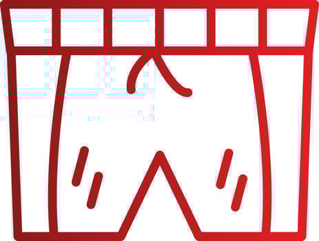 Football Shorts Vector Icon