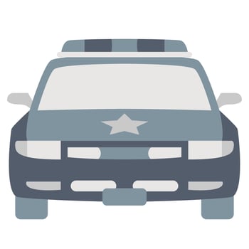 police icon, suitable for a wide range of digital creative projects. vector