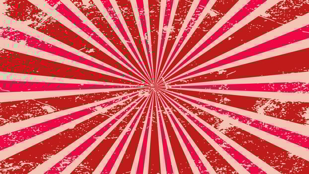 Red vintage sunburst background vector
