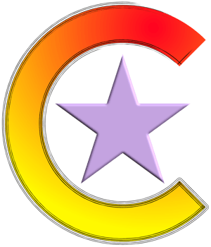 Star Curve Decoration png