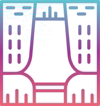 Curtains Vector Icon