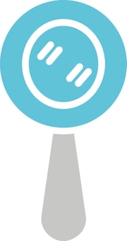 Hand Mirror Vector Icon