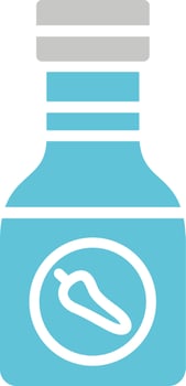 Sauce Bottle Vector Icon