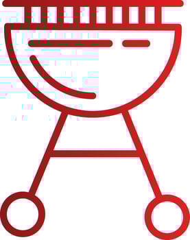 BBQ Grill Vector Icon