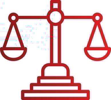 Justice Scale Vector Icon