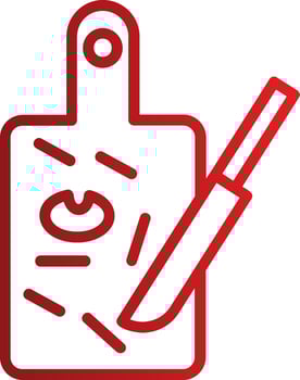 Cutting Board Vector Icon