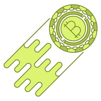 hashrate bitcoin icon, suitable for a wide range of digital creative projects. vector