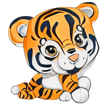 Cute Tiger Baby png