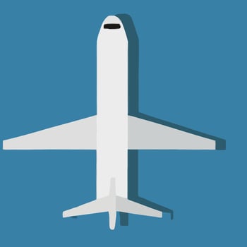 Plane slat icon airplane design illustration vehicle cartoon vector aircraft graphic