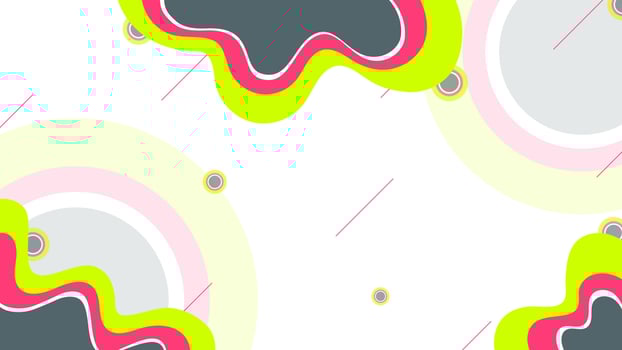 Colorful Pop and Wave Design Abstract Background for Wallpaper, Landing Page or Website Banner vector
